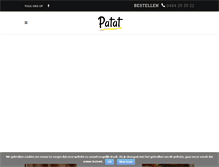 Tablet Screenshot of frituur-patat.be